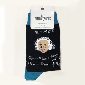 Unisex Einstein Printed Socks